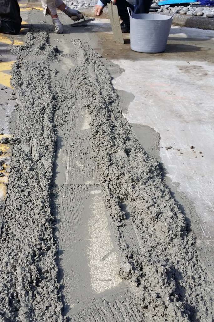 THUNDAFLO installation replacing damaged poly-modular